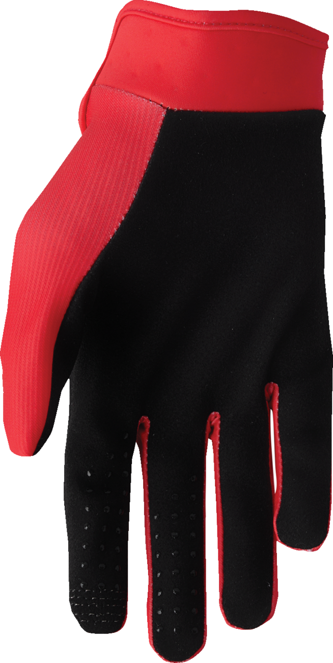 THOR Youth Launchmode Split Gloves - Red - Small 3332-1945