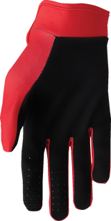 THOR Youth Launchmode Split Gloves - Red - Small 3332-1945