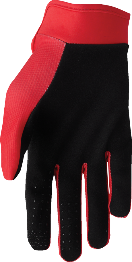 THOR Youth Launchmode Split Gloves - Red - Small 3332-1945