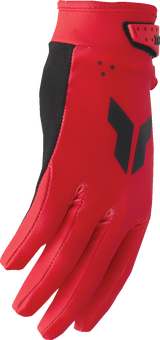 THOR Youth Launchmode Split Gloves - Red - Large 3332-1947