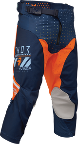 THOR Youth Launchmode Futura Pants - Navy/Orange - US 20 2903-2610
