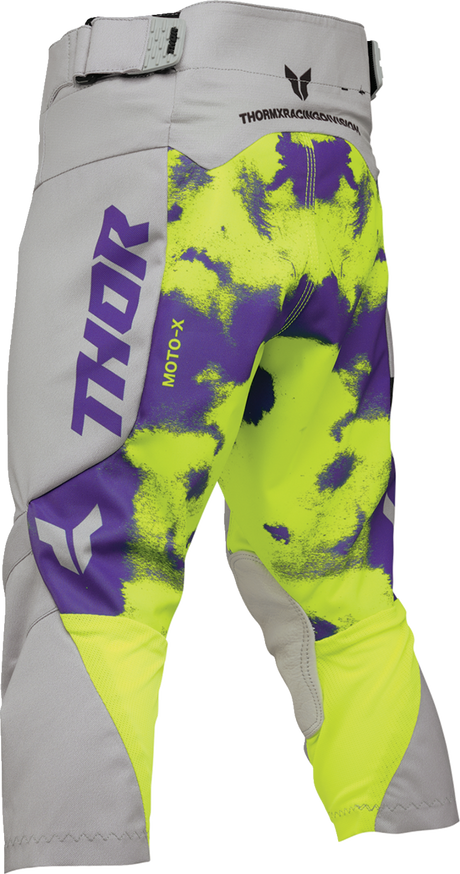 THOR Youth Launchmode Bleach Pants - Gray/Acid - US 26 2903-2619