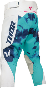 THOR Youth Launchmode Bleach Pants - White/Aqua - US 22 2903-2623