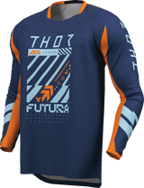 THOR Youth Launchmode Futura Jersey - Navy/Orange - Small 2912-2598