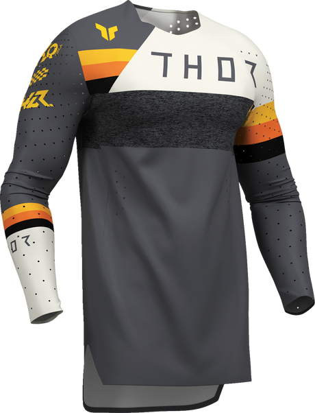THOR Sportmode League Jersey - Charcoal/White - Large 2910-8354
