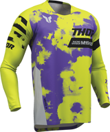 THOR Launchmode Bleach Jersey - Gray/Acid - Small 2910-8400