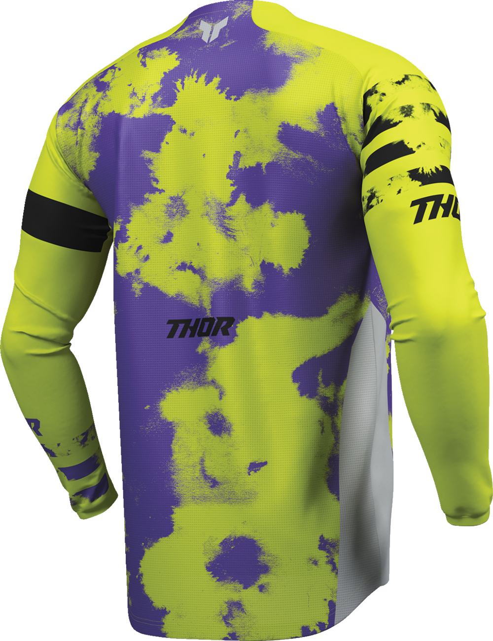 THOR Launchmode Bleach Jersey - Gray/Acid - Large 2910-8402