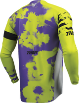 THOR Launchmode Bleach Jersey - Gray/Acid - Large 2910-8402