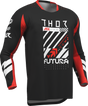 THOR Launchmode Futura Jersey - Black/Red - Medium 2910-8413