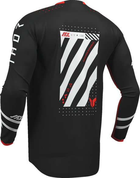 THOR Launchmode Futura Jersey - Black/Red - Medium 2910-8413