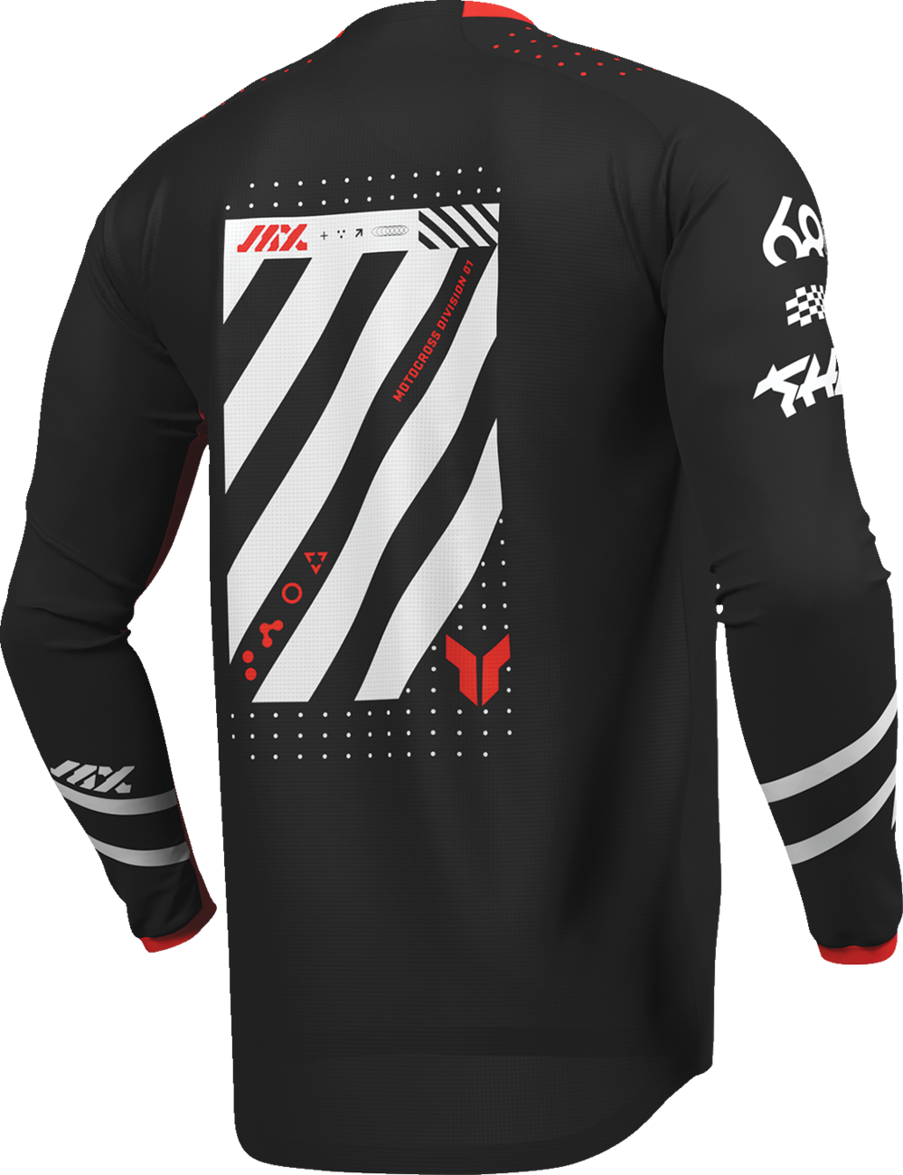 THOR Launchmode Futura Jersey - Black/Red - Medium 2910-8413