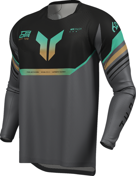 THOR Launchmode Air Raptor Jersey - Black/Charcoal - 2XL 2910-8434