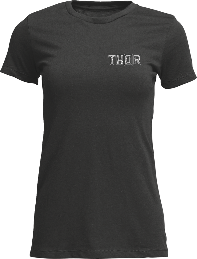 THOR Women's Blueprint T-Shirt - Charcoal - Large 3031-4324