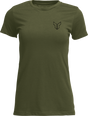 THOR Women's Patched Up T-Shirt - Military Green - Small 3031-4334