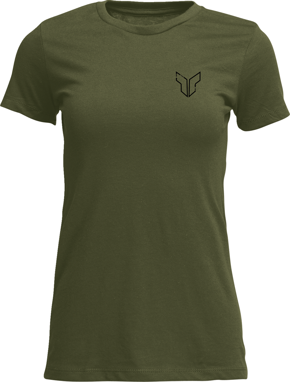THOR Women's Patched Up T-Shirt - Military Green - XL 3031-4337