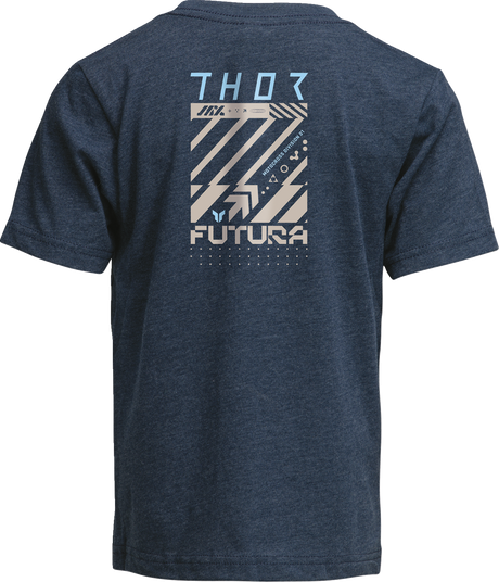 THOR Youth Futura T-Shirt - Navy - Large 3032-3894