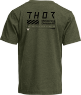 THOR Youth Stamp T-Shirt - Olive - Small 3032-3912