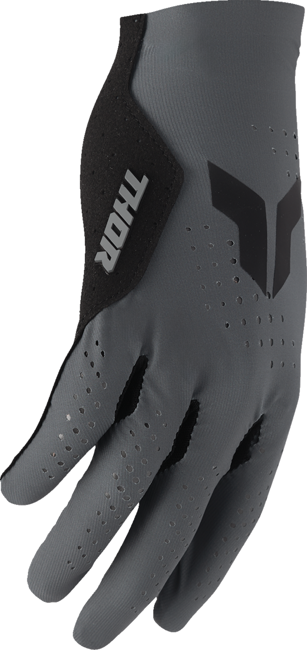 THOR Sportmode Vented Iconic Gloves - Charcoal - Small 3330-8296