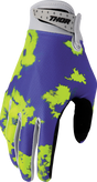 THOR Launchmode Bleach Gloves - Gray/Acid - XL 3330-8324