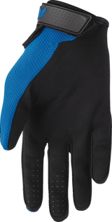 THOR Youth Ridemode Static Gloves - Blue - Large 3332-1933