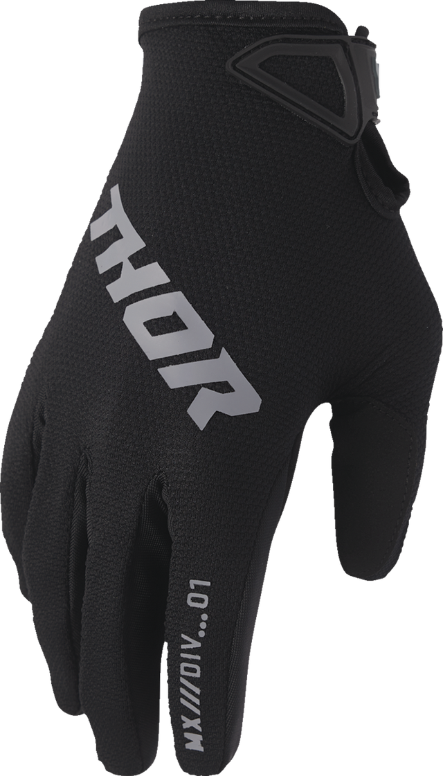 THOR Ridemode Static Gloves - Black - Large 3330-8334
