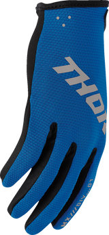THOR Ridemode Static Gloves - Blue - Medium 3330-8345