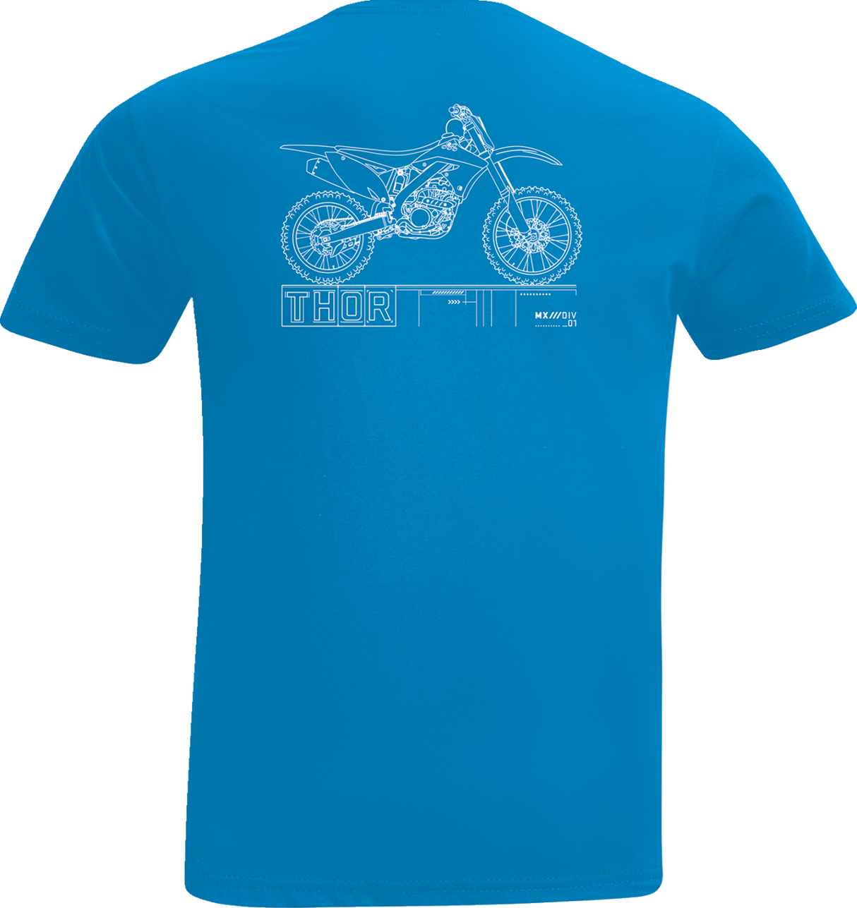 THOR Toddler Blueprint T-Shirt - Cobalt - 3T 3032-3869