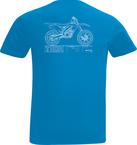THOR Toddler Blueprint T-Shirt - Cobalt - 3T 3032-3869