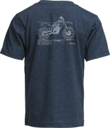 THOR Youth Blueprint T-Shirt - Navy - Medium 3032-3873