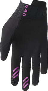 THOR Women's Sportmode Iconic Gloves - Black/Orchid - Small 3331-0284