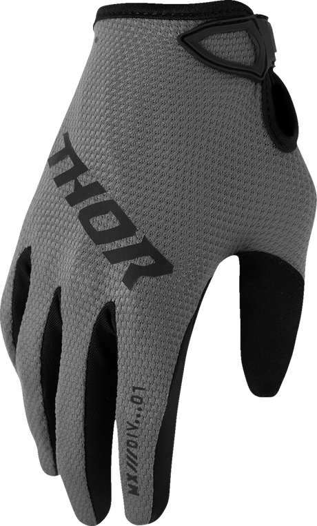 THOR Women's Ridemode Static Gloves - Gray - XL 3331-0303