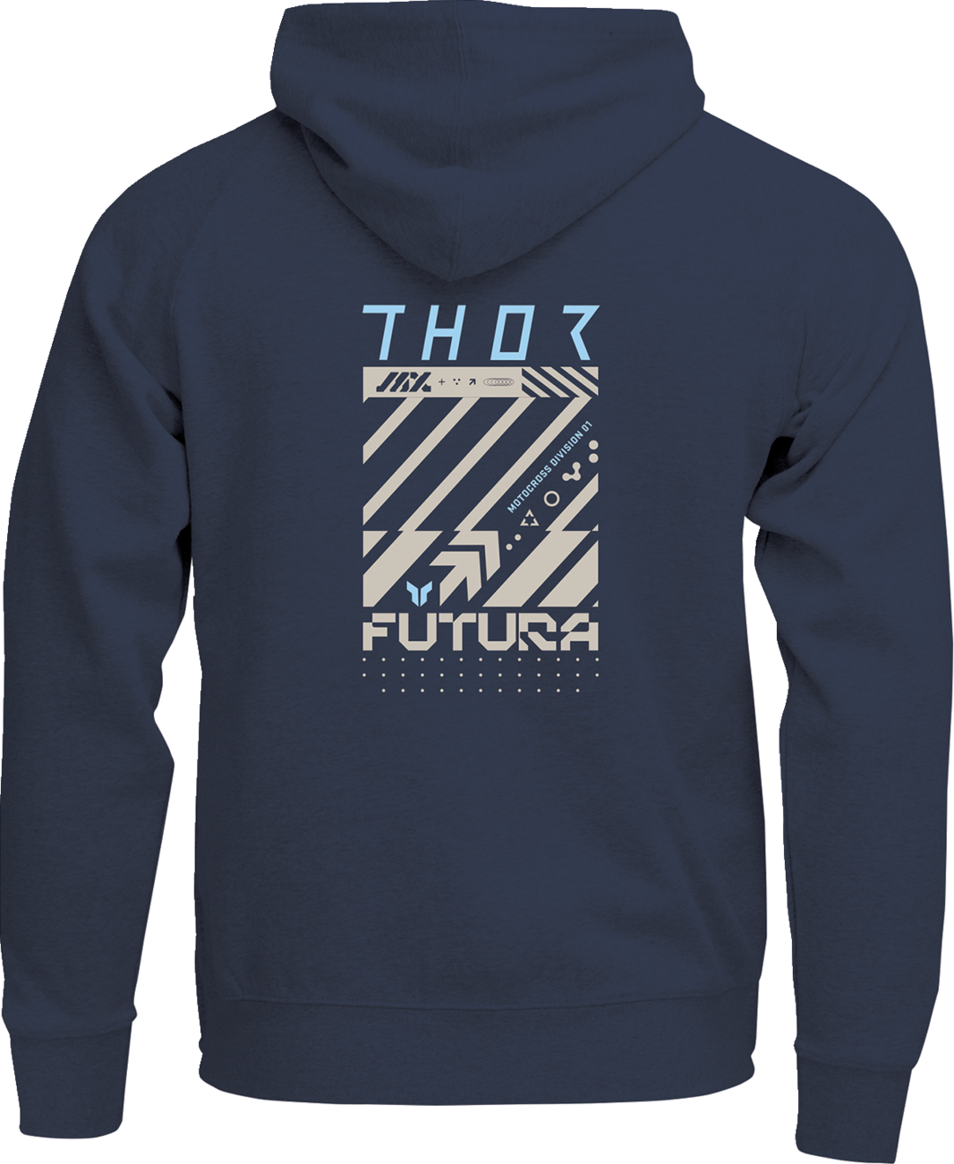 THOR Youth Futura Pullover Hoodie - Navy - Large 3052-0716
