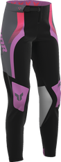 THOR Women's Sportmode Velocity Pants - Black/Orchid - US 3/4 2902-0401