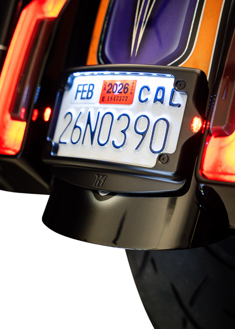 KODLIN USA 3-in-1 Mount Kit - License Plate - Cureved - Black KUS20302