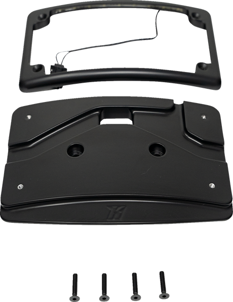 KODLIN USA Mount Kit - License Plate - Cureved - Black KUS20102