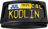 KODLIN USA Mount Kit - License Plate - Cureved - Black KUS20102