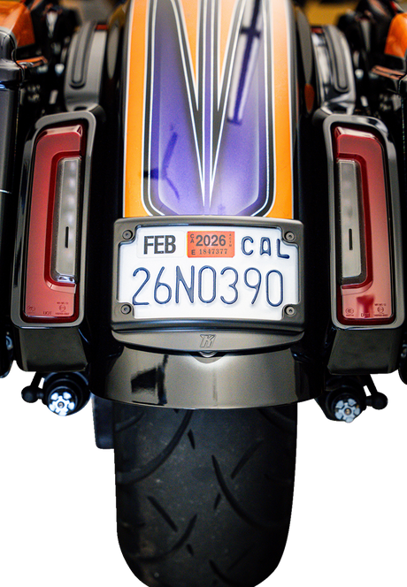 KODLIN USA Mount Kit - License Plate - Cureved - Black KUS20102