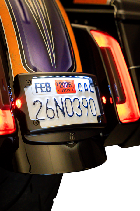 KODLIN USA 3-in-1 Mount Kit - License Plate - Cureved - Black KUS20302