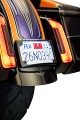 KODLIN USA Mount Kit - License Plate - Cureved - Black KUS20102