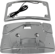 KODLIN USA Mount Kit - License Plate - Cureved - Chrome KUS20103