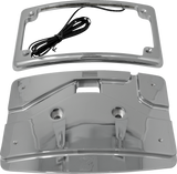 KODLIN USA Mount Kit - License Plate - Cureved - Chrome KUS20103