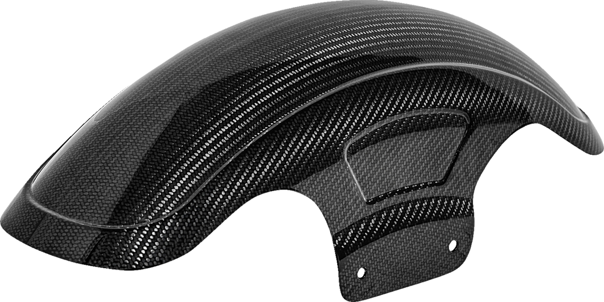 SADDLEMEN Carbon Fiber Front Fender - Gloss - Touring '23-'25 CF-823-07-001