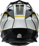 MOOSE OFFROAD MR3 Helmet - F.A.F. - White/Black/Gold - Medium 0110-8929