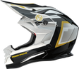 MOOSE OFFROAD MR3 Helmet - F.A.F. - White/Black/Gold - 2XL 0110-8932