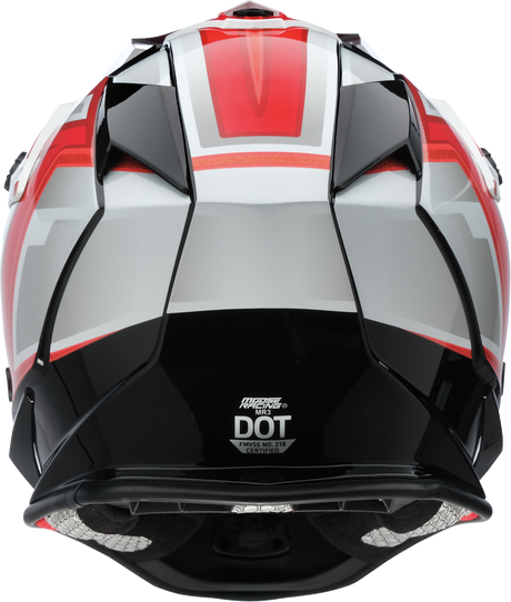MOOSE OFFROAD MR3 Helmet - F.A.F. - White/Black/Red - Medium 0110-8934