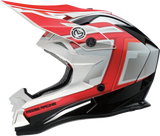MOOSE OFFROAD MR3 Helmet - F.A.F. - White/Black/Red - 2XL 0110-8937