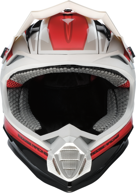 MOOSE OFFROAD MR3 Helmet - F.A.F. - White/Black/Red - XL 0110-8939