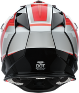 MOOSE OFFROAD MR3 Helmet - F.A.F. - White/Black/Red - 2XL 0110-8937