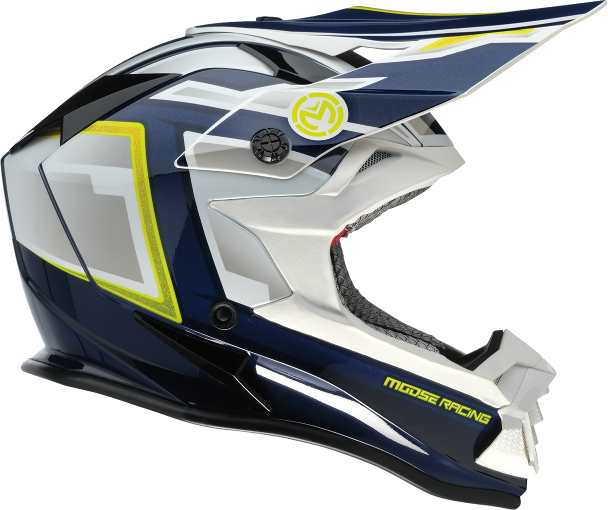 MOOSE OFFROAD MR3 Helmet - F.A.F. - White/Navy/Green - Large 0110-8945