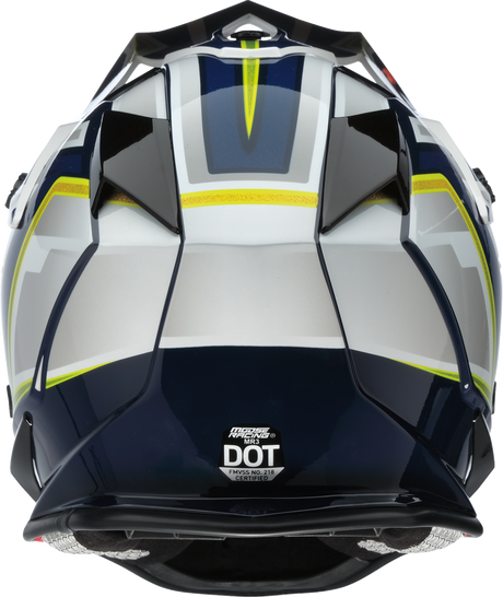 MOOSE OFFROAD MR3 Helmet - F.A.F. - White/Navy/Green - Large 0110-8945